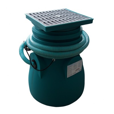 Estación de bombeo de aguas residuales con bomba TWINGO 300, para instalación empotrada – capacidad 75 L, potencia 0,33 kW, caudal 0,15 m³/h, altura 5,8 m - Produtos para comparar