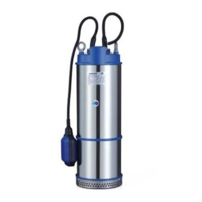 Bomba submersível multiestágio com flutuador externo Electromash QDS90-3S, potência 0,75 kW, altura manométrica 32 m, vazão 5400 l/h, adequada para poços e outras aplicações - Bombas submersível