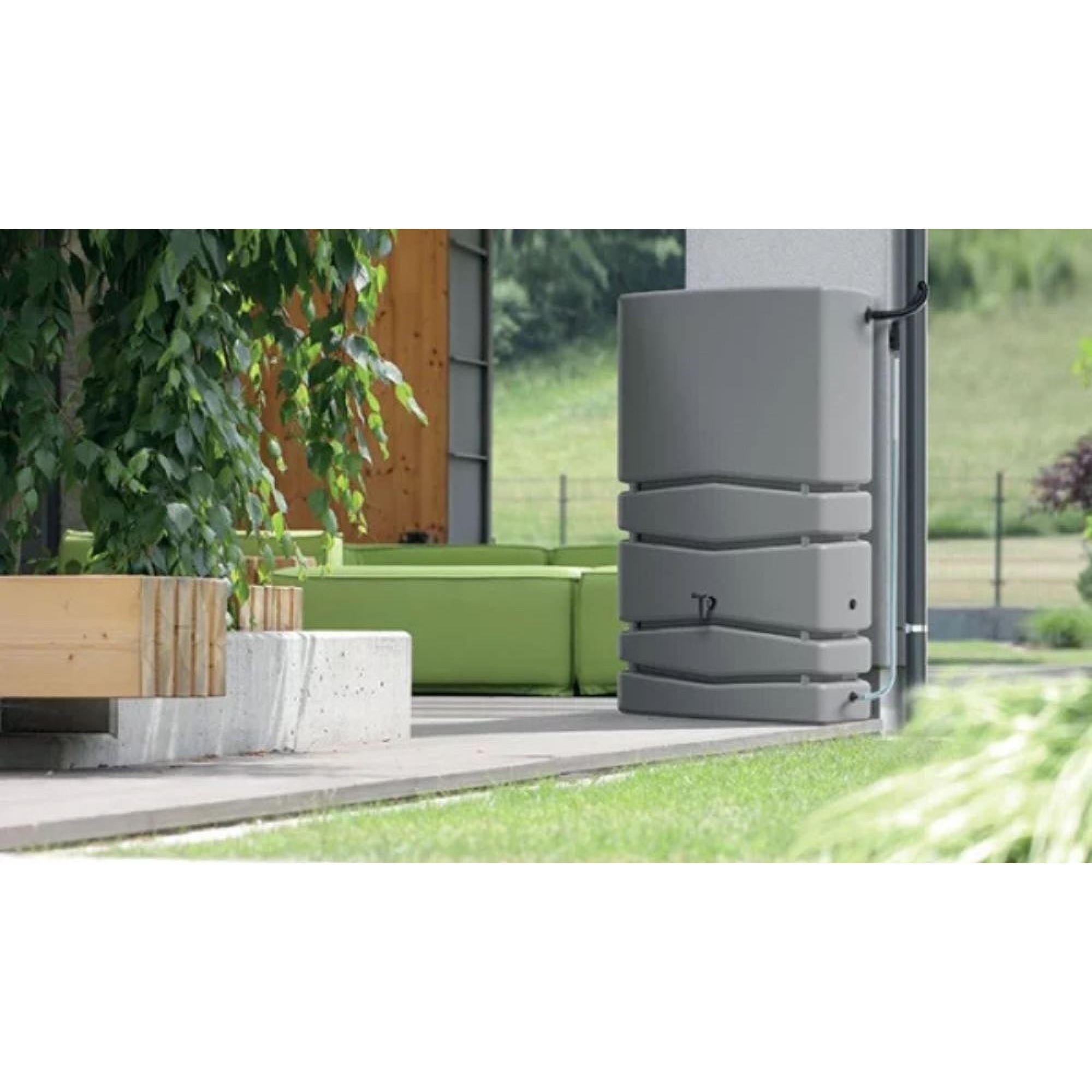 Reservatório para água da chuva HydroMoby Arves Aqua Tower, 650L ...