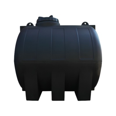 Depósito para água potável MAVIL, cilíndrico horizontal 500 L (preto) - Depósitos para água potável