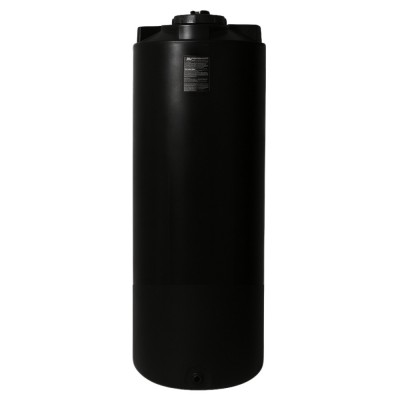 Depósito para água potável MAVIL, cilíndrico vertical 750 L (preto) - Depósitos para água potável