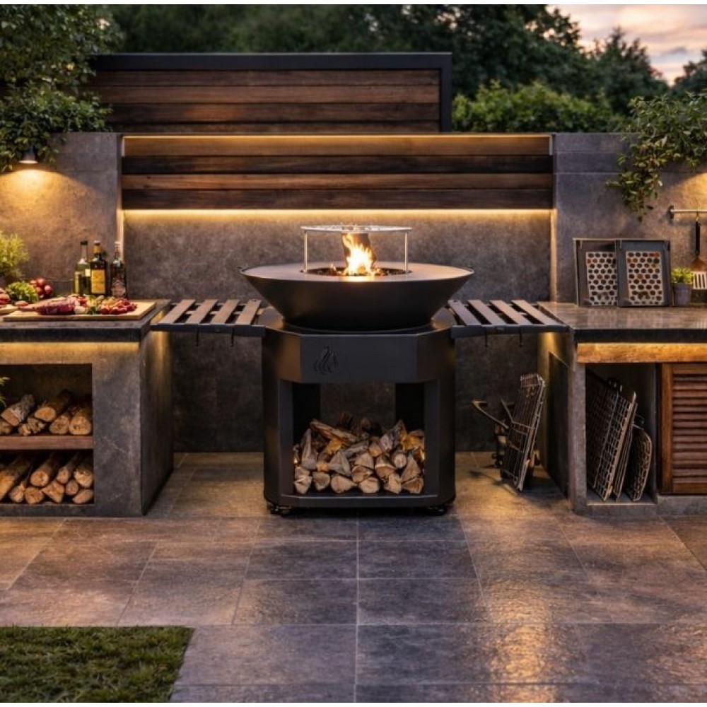 Churrasco a carvão de aço Balkan Energy ROUND 920 | Churrasco |  |