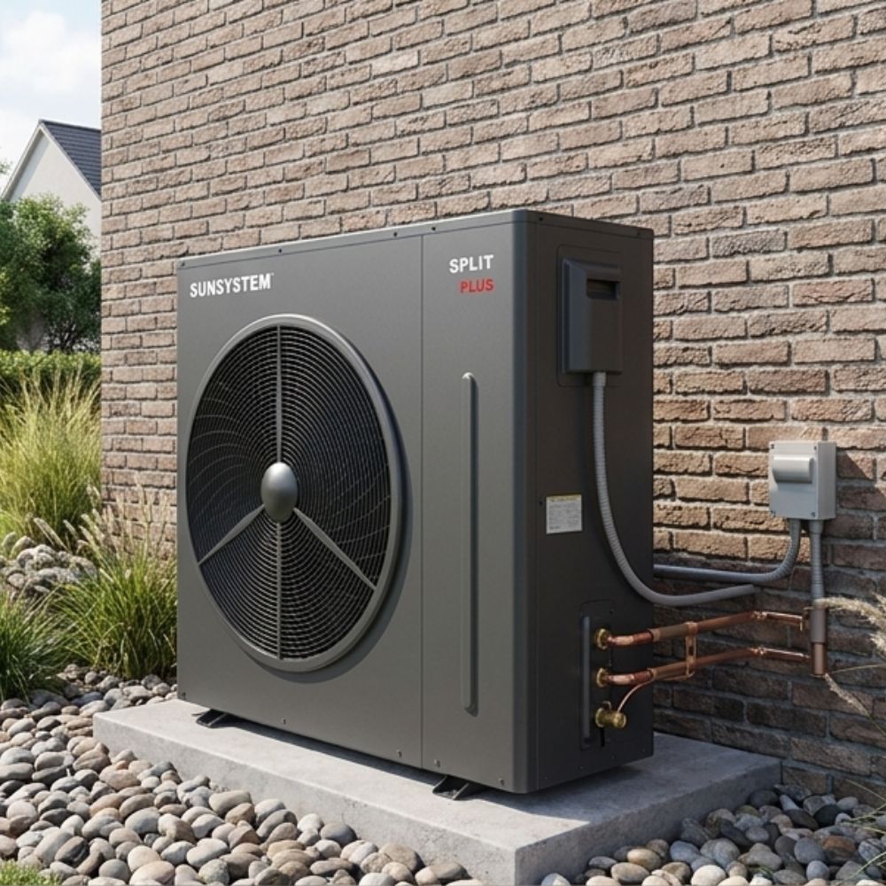 Bomba de calor split Sunsystem SPLIT PLUS 060 1PH ar-água, 6.22kW | Bombas de Calor |  |