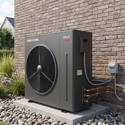 Bomba de calor split Sunsystem SPLIT PLUS 060 1PH ar-água, 6.22kW - Bombas de Calor