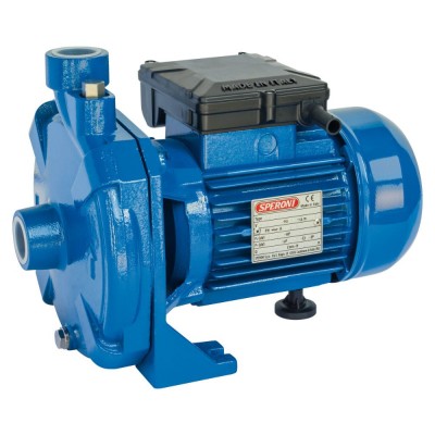 Bomba centrífuga monofásica Speroni CM 22 – potência 0,37 kW, altura manométrica 20 m, caudal 100 l/min - Bombas centrífuga