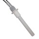 Resistência cerâmica para salamandra a pellets Cadel, MCZ e outras, comprimento total 107 mm, 300W | Resistências para salamandrs a pellets | Peças de salamandra a pellets |