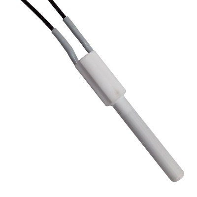 Resistência cerâmica para salamandra a pellets Ravelli, MCZ, Palazzetti, Karmek One e outras, comprimento total 103 mm, 200W - Resistências para salamandrs a pellets