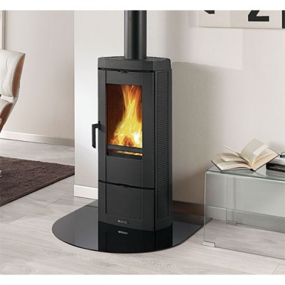 Salamandra ferro fundido a lenha italiano La Nordica Candy Lean, 6.6kW - Salamandras ferro fundido a lenha 
