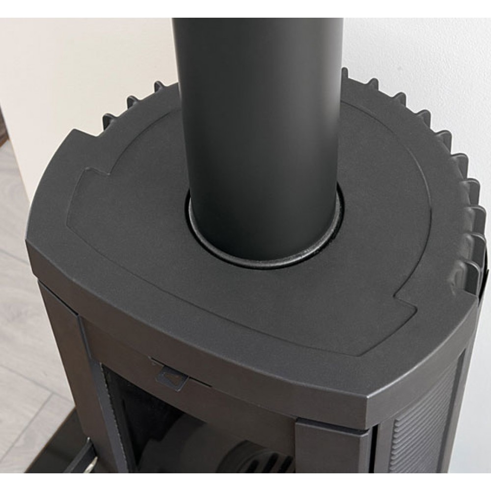 Salamandra ferro fundido a lenha italiano La Nordica Candy Lean, 6.6kW | Salamandras ferro fundido a lenha  | Salamandras a lenha |