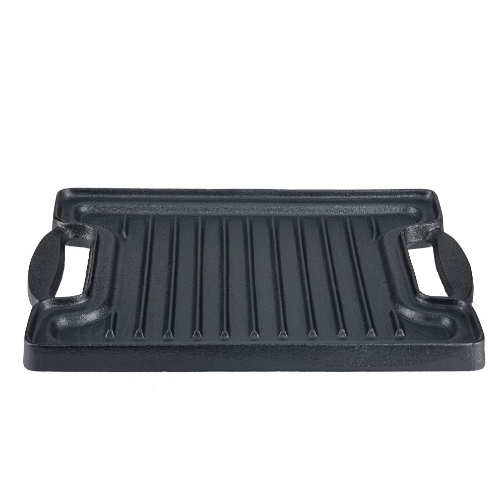 Chapa de grelhar em ferro fundido reversível, 36x25 cm |  |  |