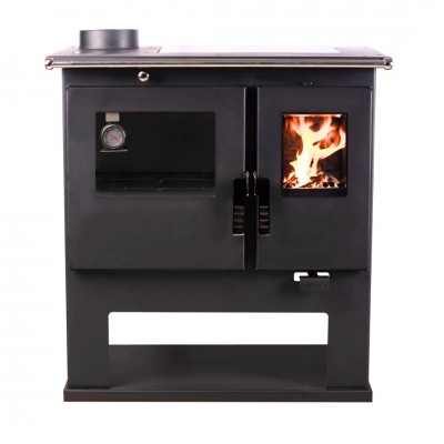 Fogão à lenha Verso CS Ceramic com placa vitrocerâmica, Esquerda, 7.7kW - Produtos para comparar