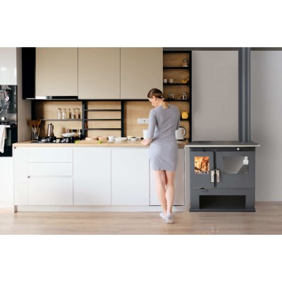 Fogão à lenha Verso CS Esquerda, 7.7kW - Produtos para comparar