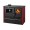 Fogão à lenha Verso CS Plus com forno em aço e placa em aço, Vermelho, Esquerda, 7.7kW