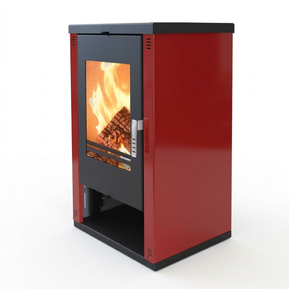 Salamandra a lenha Verso Lheia Bordeaux, 7.5 kW | Salamandras a lenha com ventilação | Salamandras a lenha |