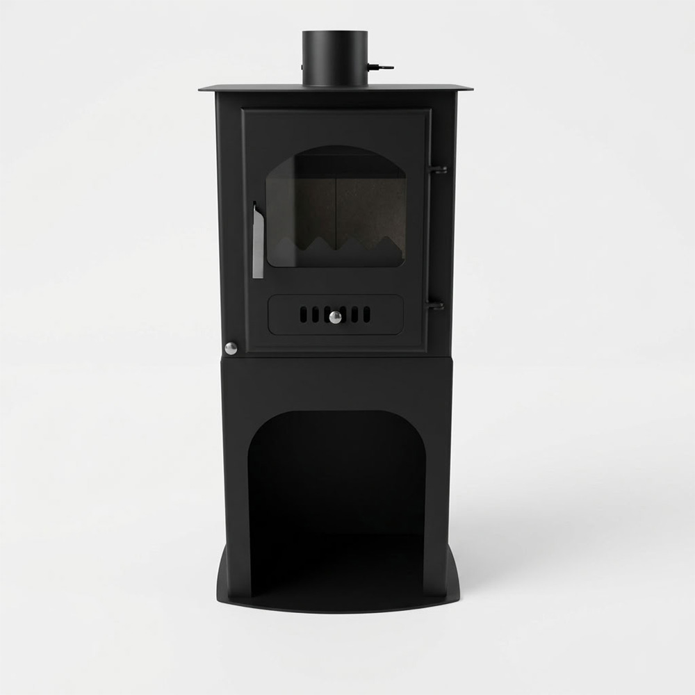 Salamandra a lenha Verso 1 Stand, 7.5kW | Salamandras a lenha com ventilação | Salamandras a lenha |