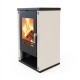 Salamandra a lenha Verso Lheia Ivory, 7.5 kW | Salamandras a lenha com ventilação | Salamandras a lenha |