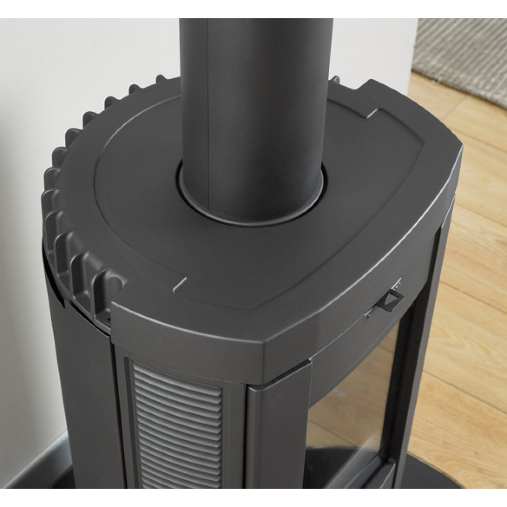 Salamandra ferro fundido a lenha italiano La Nordica Brigitta, 4.7kW | Salamandras ferro fundido a lenha  | Salamandras a lenha |