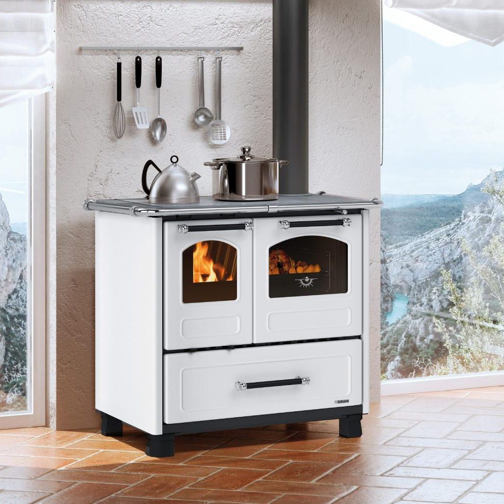 Fogão à lenha italiano La Nordica Family 4.5, branca, 7.5kW | Fogões a lenha |  |