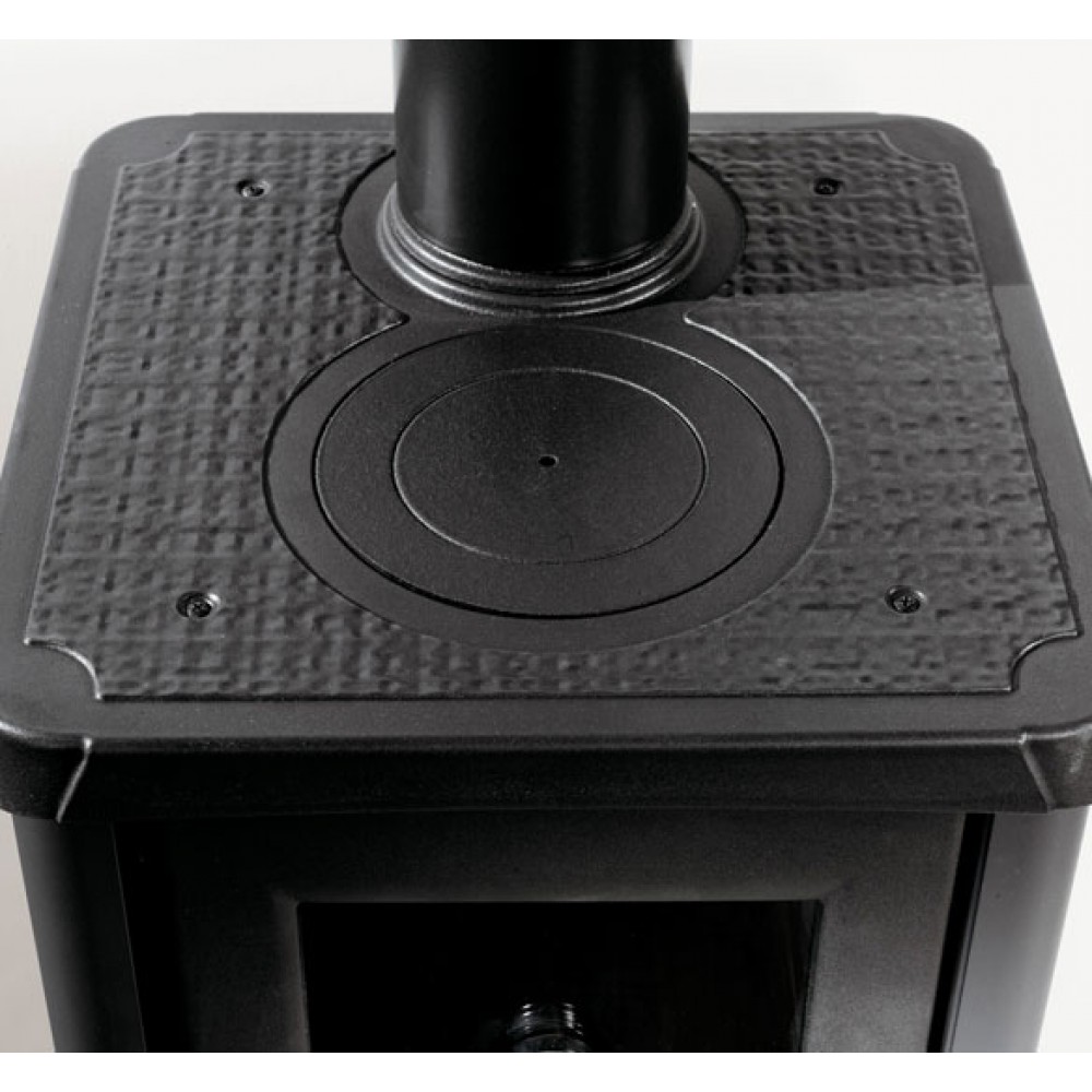 Salamandra a lenha com forno italiana La Nordica Gemma Forno, vermelha, 7.3kW | Salamandras a lenha com forno | Salamandras a lenha |