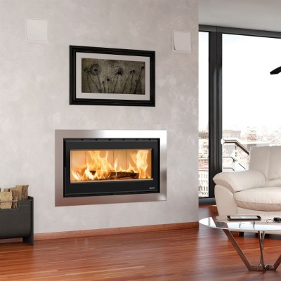 Lareira de ferro fundido italiana La Nordica Inserto 100 Wide, 8.1kW - Produtos para comparar