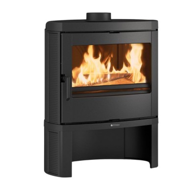 Salamandra a lenha italiana La Nordica Jennifer 2.0, 7.7kW - Salamandras e lareiras a lenha italianos