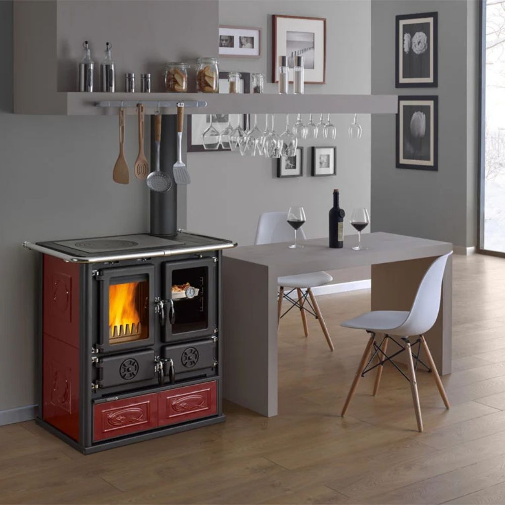 Fogão à lenha italiano La Nordica Rosetta, 7.9kW | Fogões a lenha |  |