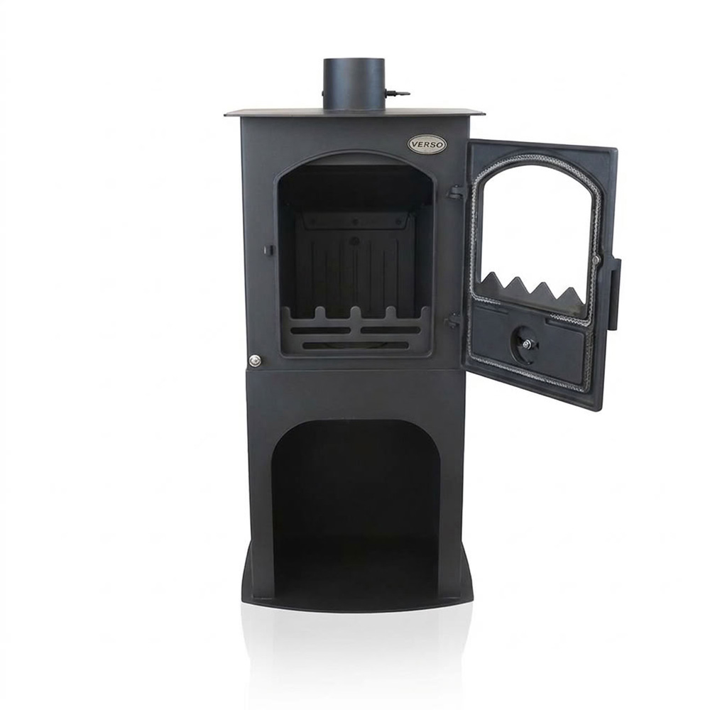 Salamandra a lenha Verso 1 Stand CID, 7.5kW | Salamandras a lenha com ventilação | Salamandras a lenha |