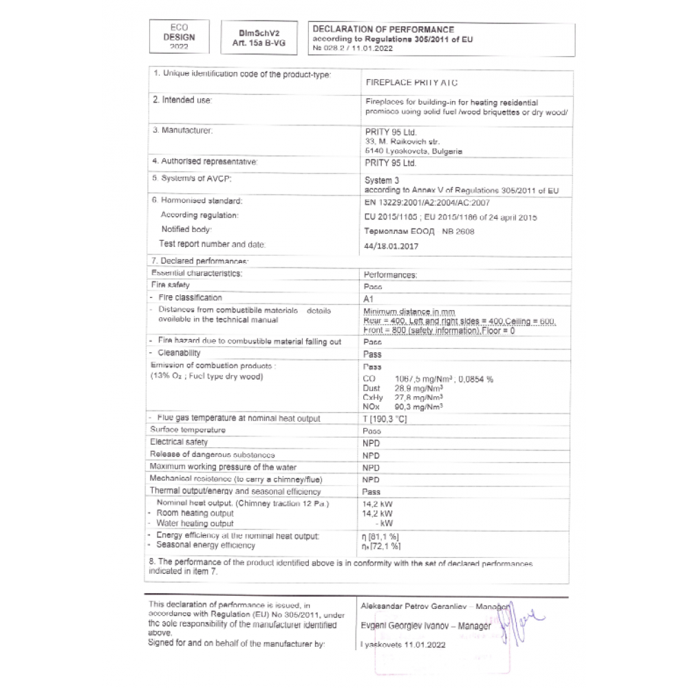 Lareira a lenha Prity ATC, ferro fundido, 14.2kW | Lareiras ferro fundido | Lareiras |