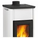 Salamandra a lenha italiana La Nordica Tea, branca, 7kW | Salamandras a lenha |  |