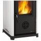 Salamandra a lenha italiana La Nordica Tea, branca, 7kW | Salamandras a lenha |  |