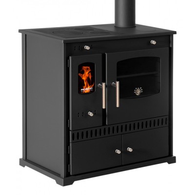 Salamandras a lenha com forno Prometey Perfect Eco, 7 kW - Salamandras a lenha com forno