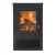 Salamandra a lenha Verso Lheia Preta, 7.5 kW