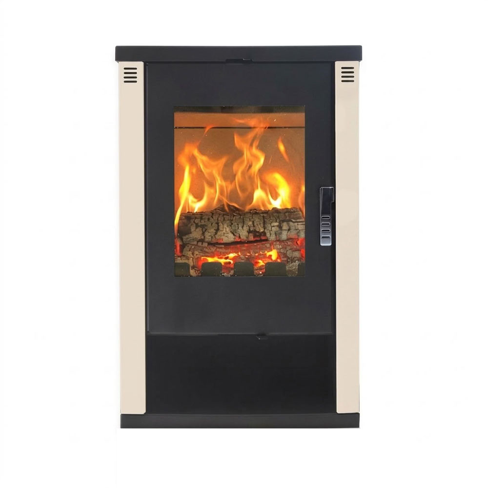 Salamandra a lenha Verso Lheia Ivory, 7.5 kW | Salamandras a lenha com ventilação | Salamandras a lenha |