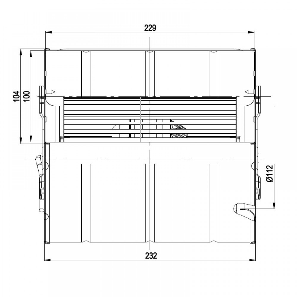 Ventilador centrífugo EBM para salamandras a pellets Edilkamin, Karmek One, Outras caudal 590 m³/h | Ventiladores e sopradores | Peças de salamandra a pellets |