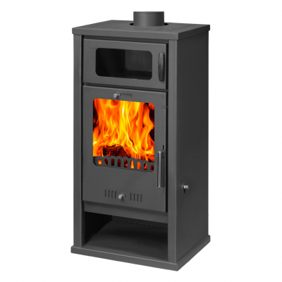 Salamandra a lenha com forno Balkan Energy Troy, 7.8kW - 