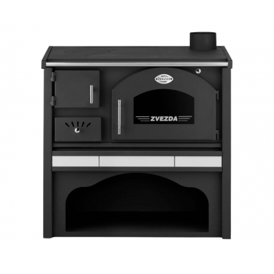 Fogão à lenha Zvezda Classic GF Cerâmica, 5.7kW - Salamandras a lenha