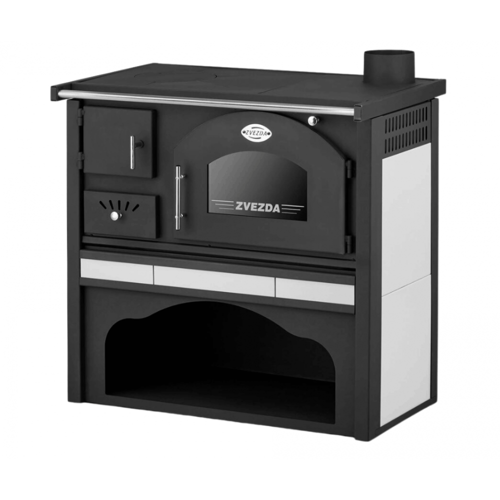 Fogão à lenha Zvezda Classic GF Cerâmica, 5.7kW | Fogões a lenha | Lenha |
