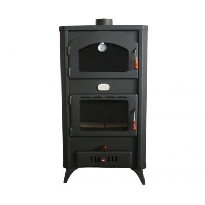 Salamandra a lenha para aquecimento central com forno Prity FG W18 R, 23.4kW - Fogões à lenha para aquecimento central Prity
