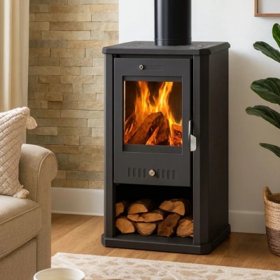 Salamandra a lenha Balkan Energy Bianca, 8.5kW - Salamandras a lenha