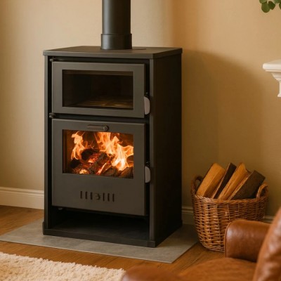 Salamandra a lenha para aquecimento central com forno Balkan Energy Suzana, 11.6kW - 13.43kW - Produtos para comparar
