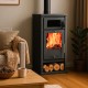 Salamandra a lenha com forno Balkan Energy Troy, 7.8kW | Salamandras a lenha com ventilação | Salamandras a lenha |