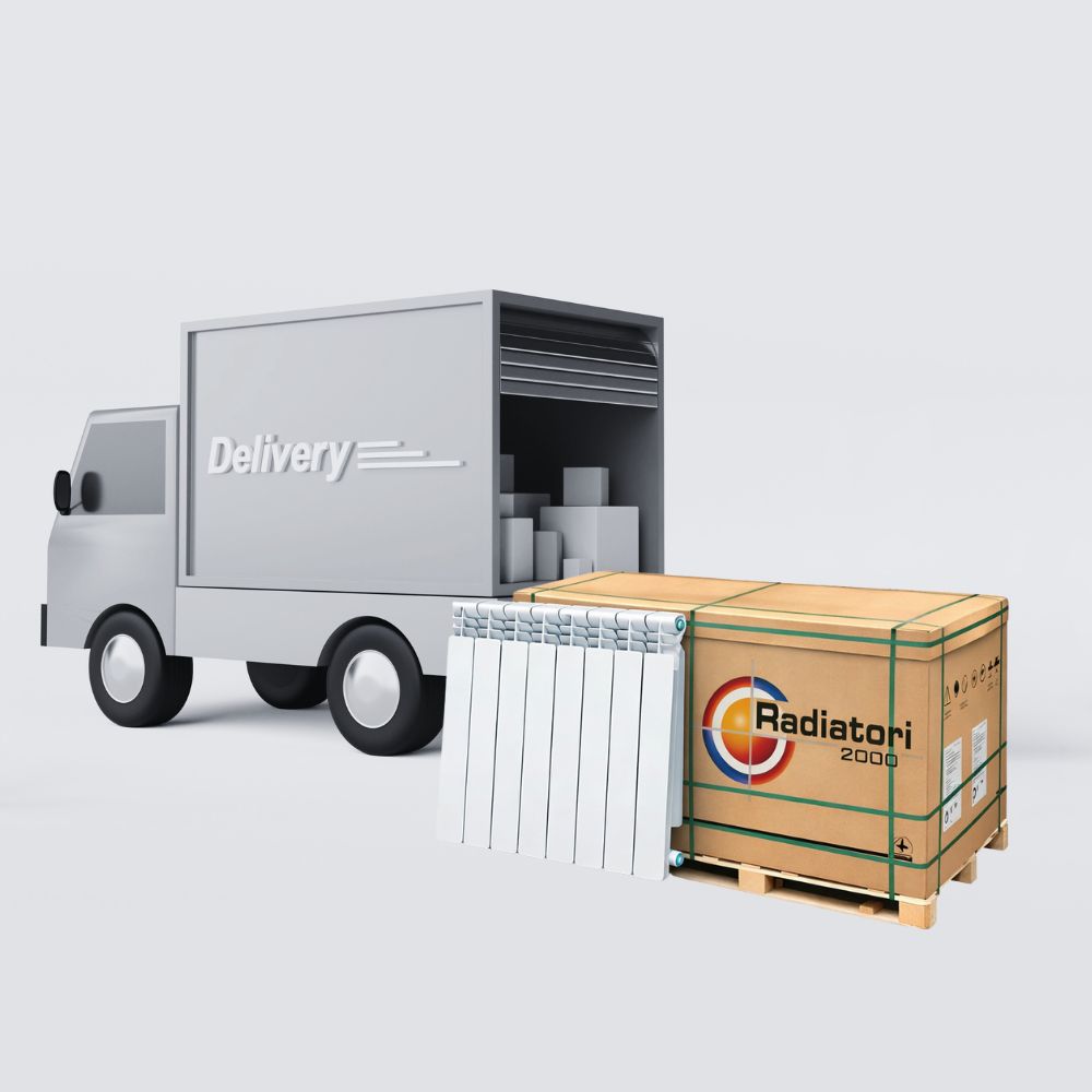 Conjunto completo de radiadores de alumínio Helyos Evo H700, 10 peças x 10 seções | Radiadores de alumínio | Radiadores |