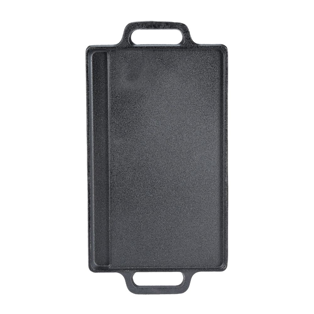 Chapa de grelhar em ferro fundido reversível,  33x20 cm |  |  |