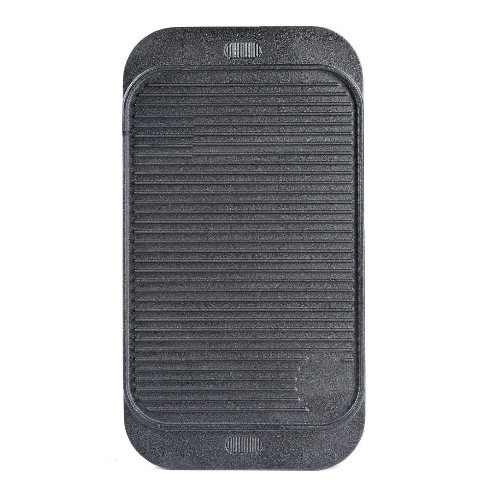 Chapa de grelhar em ferro fundido reversível, 48x26 cm |  |  |