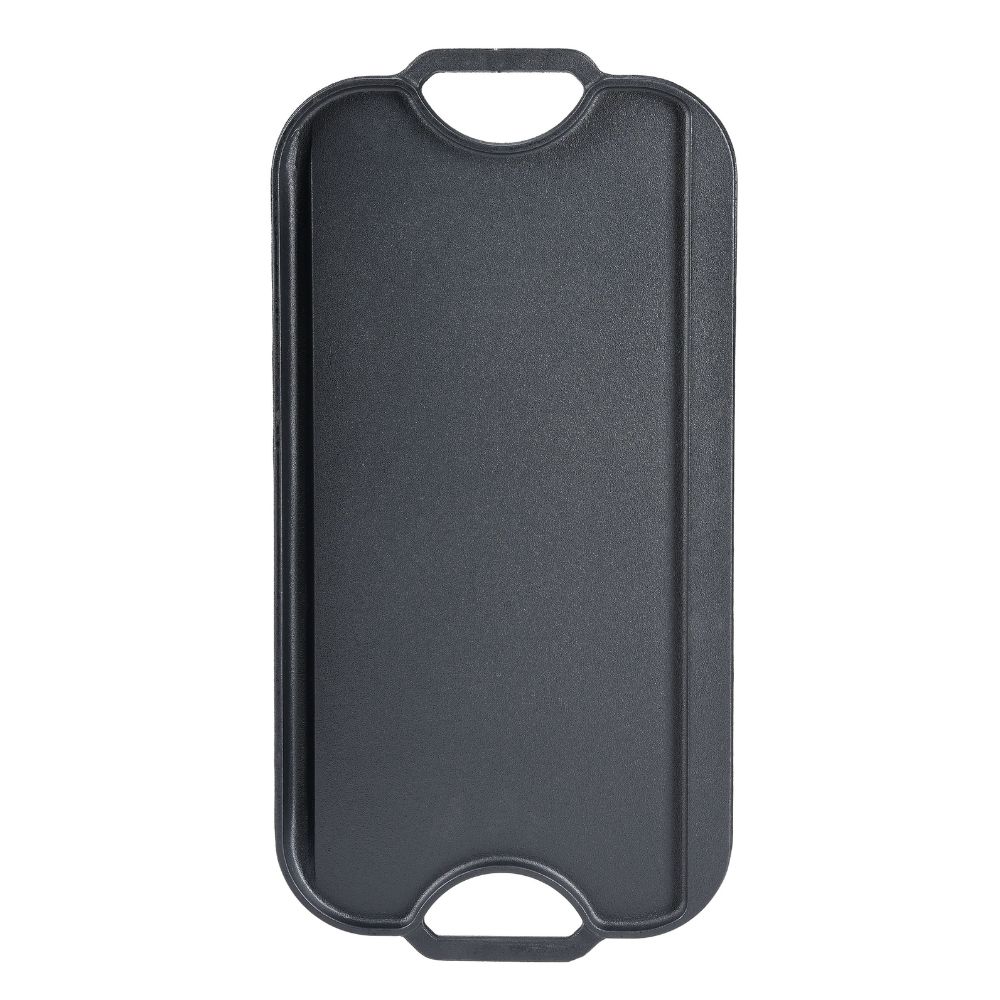 Chapa de grelhar em ferro fundido reversível, 51x26 cm |  |  |
