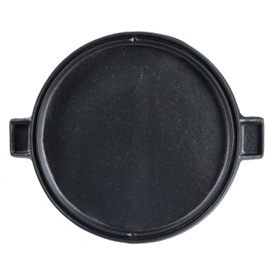 Chapa de grelhar em ferro fundido reversível, Ф35 - Placa de ferro fundido