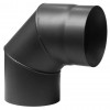 Chaminé curva 90° PARKANEX, aço, preto, Ø130, Espessura 2mm