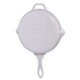 Frigideira de ferro fundido esmaltada Hosse, Ivory, Ф28cm | Frigideira de ferro fundido plana | Frigideira de ferro fundido |