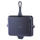 Frigideira de grelha em ferro fundido esmaltada Hosse, Black Onyx, 26x32cm | Frigideira de grelha em ferro fundido | Frigideira de ferro fundido |