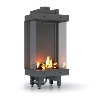 Lareira a gás Velmora Fire GAS STANDING PANORAMA, 3.9kW - 6.0kW - Lareiras a gás